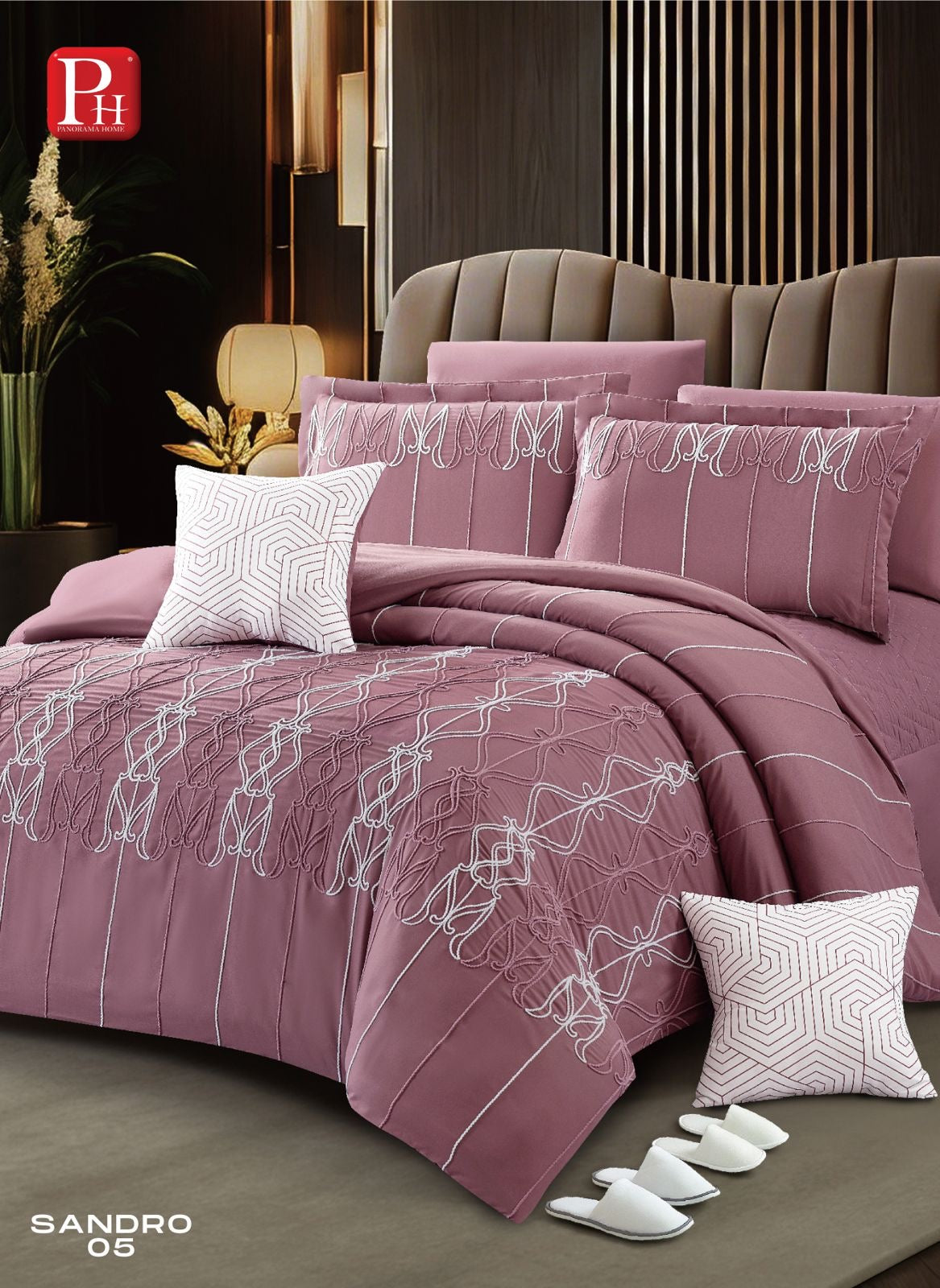 Sandro 12 pcs comforter set