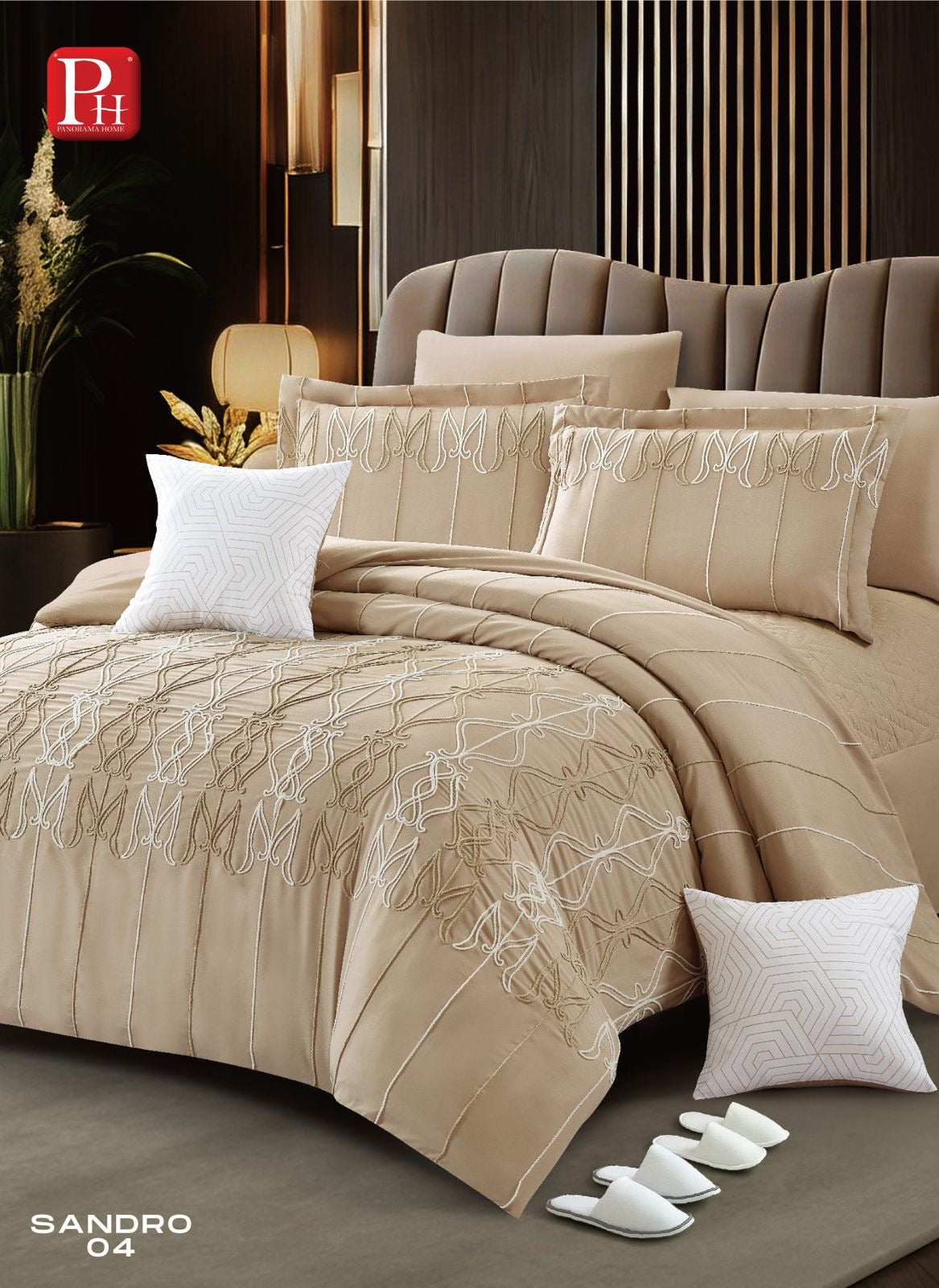 Sandro 12 pcs comforter set