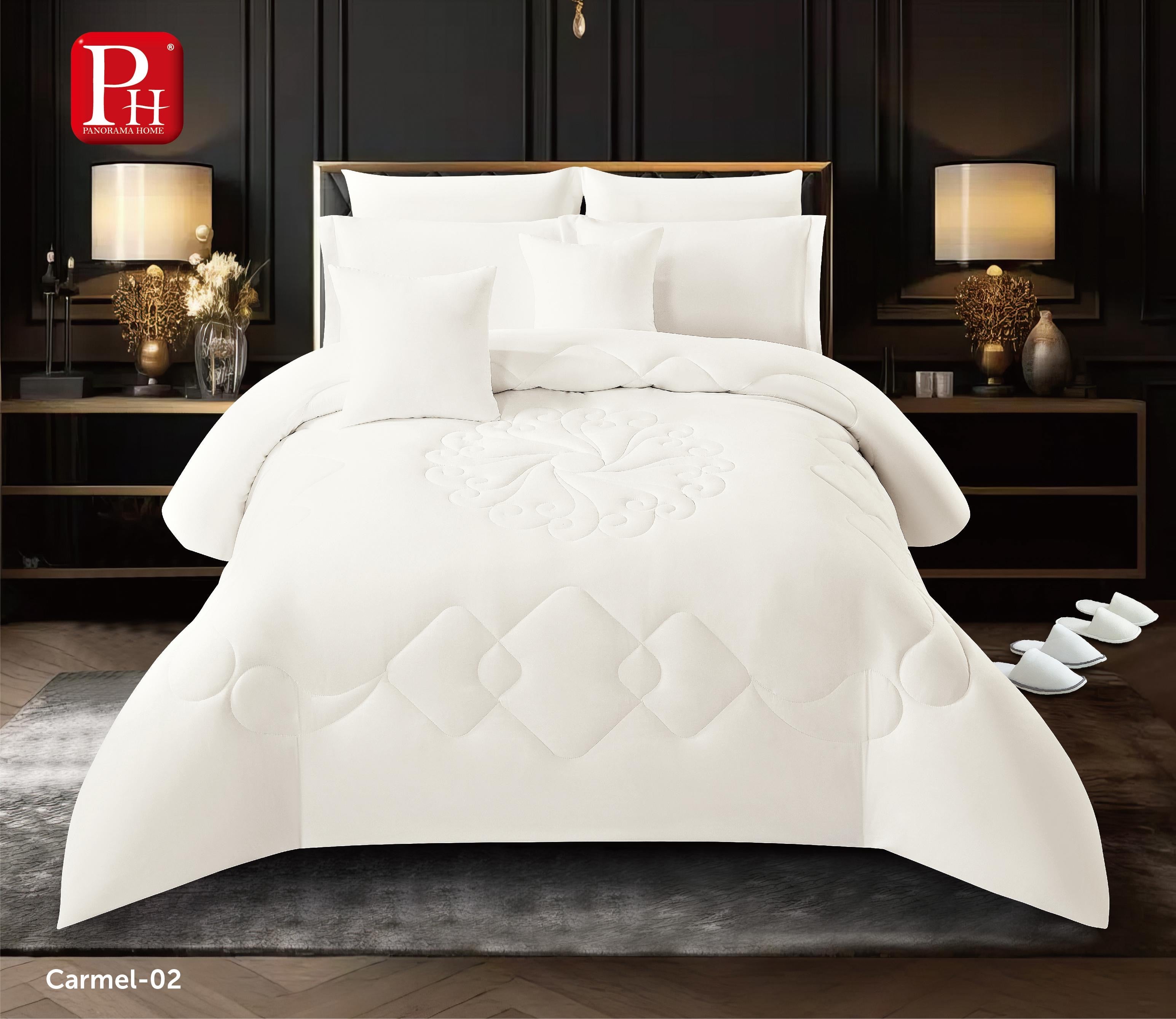 carmel 12 pcs comforter set