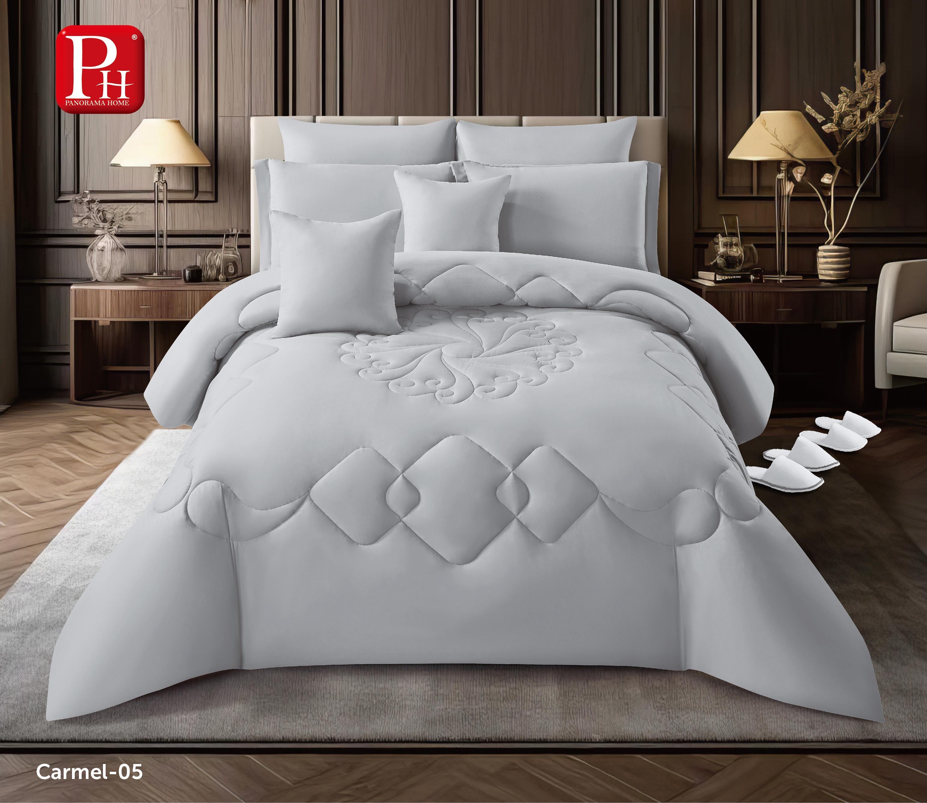 carmel 12 pcs comforter set