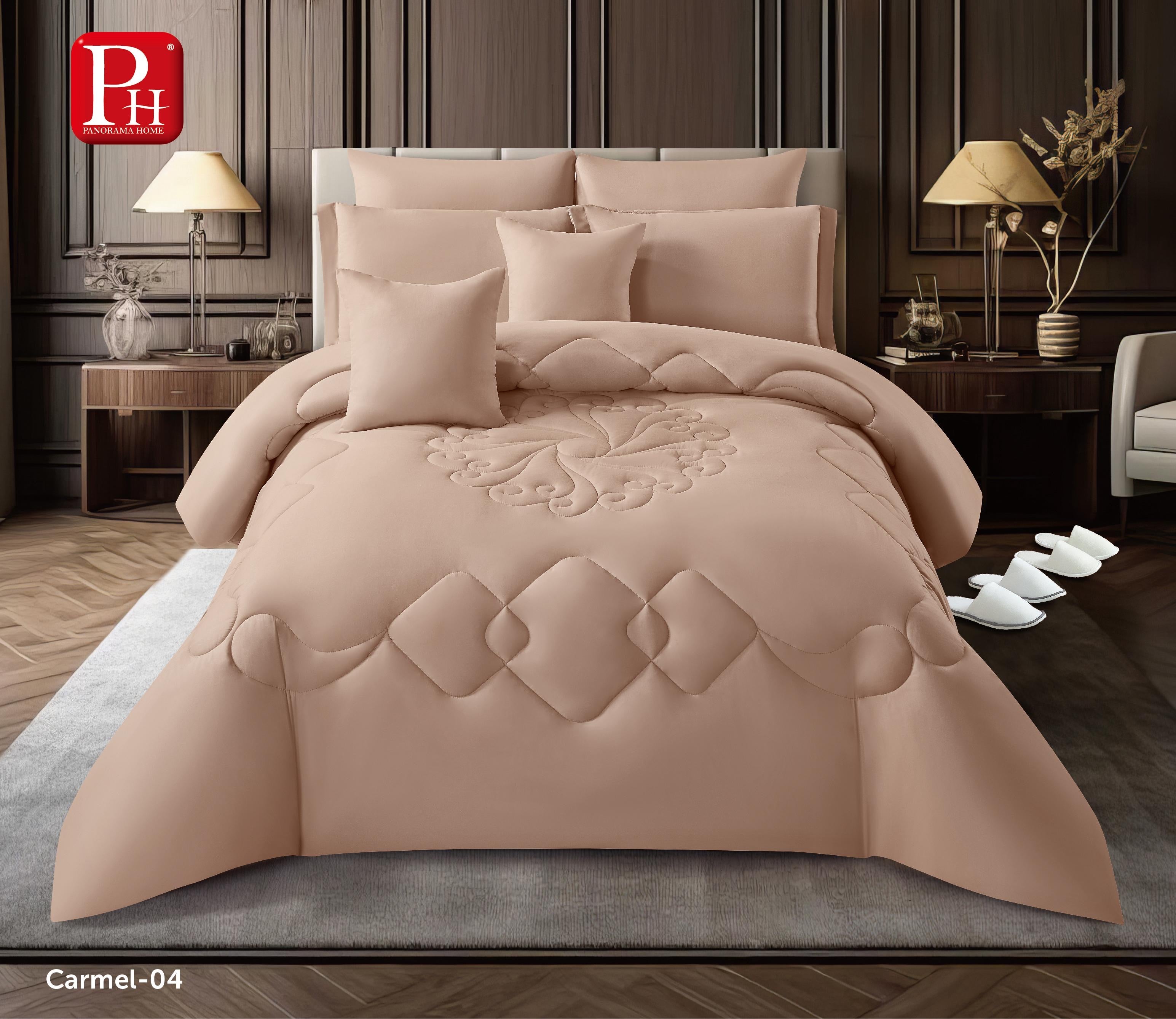 carmel 12 pcs comforter set