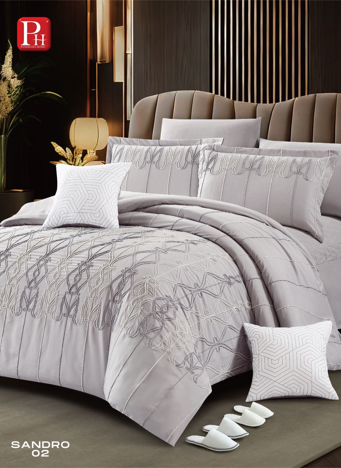 Sandro 12 pcs comforter set