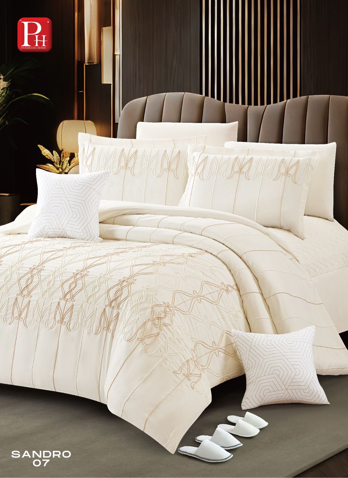 Sandro 12 pcs comforter set
