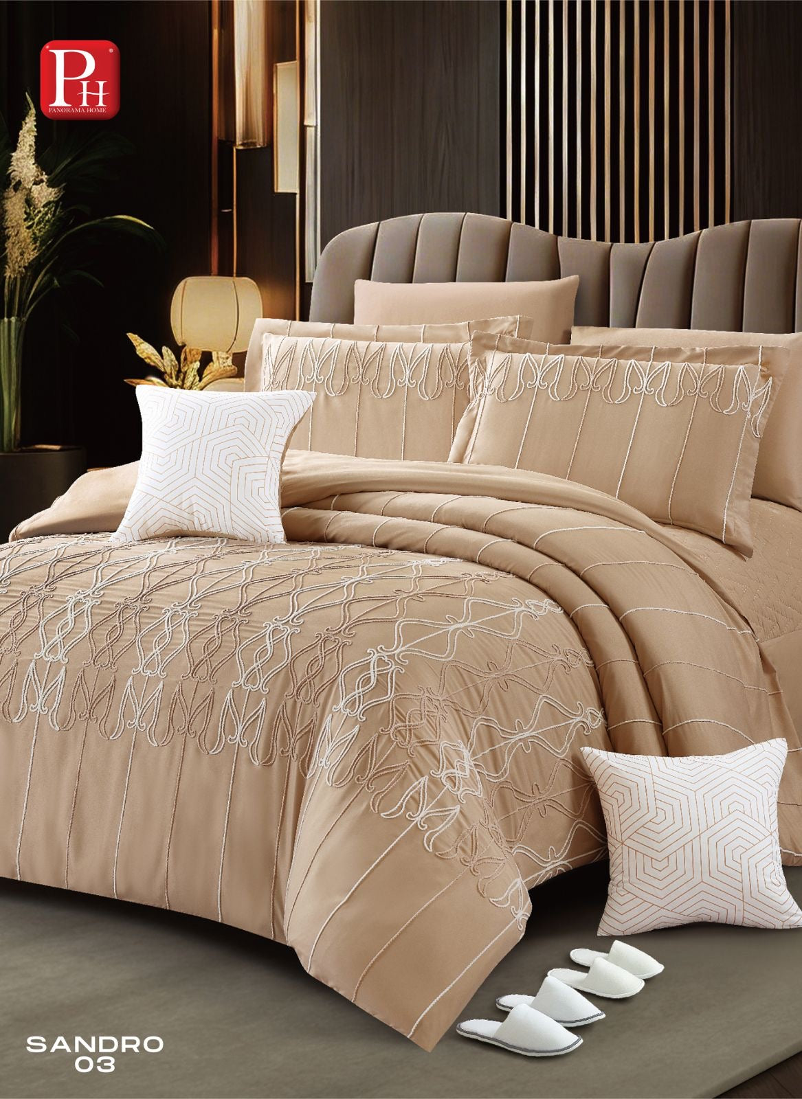 Sandro 12 pcs comforter set